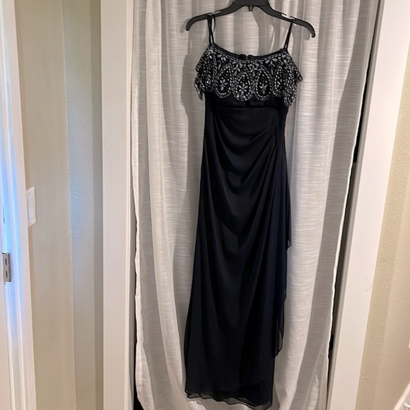 Xscape Dresses & Skirts - Xscape Beaded Cape Dress 2P